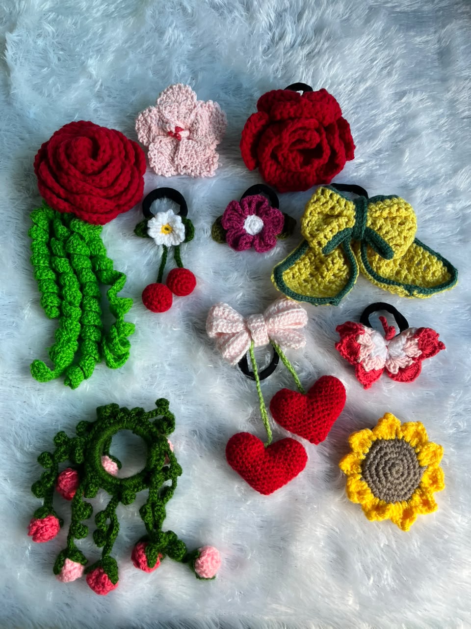 Crochet Hair Ties