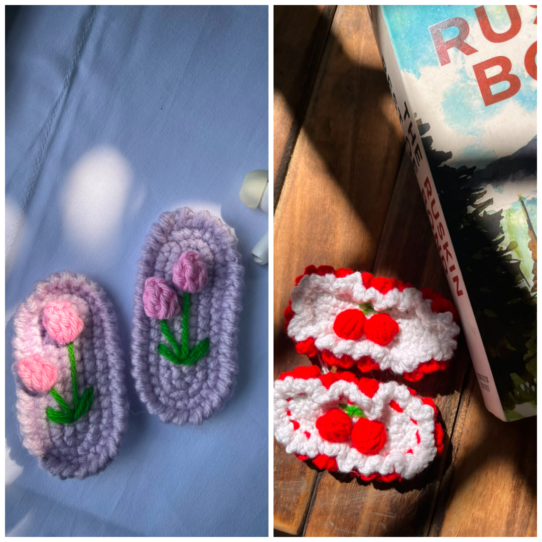 Crochet Hair Clips